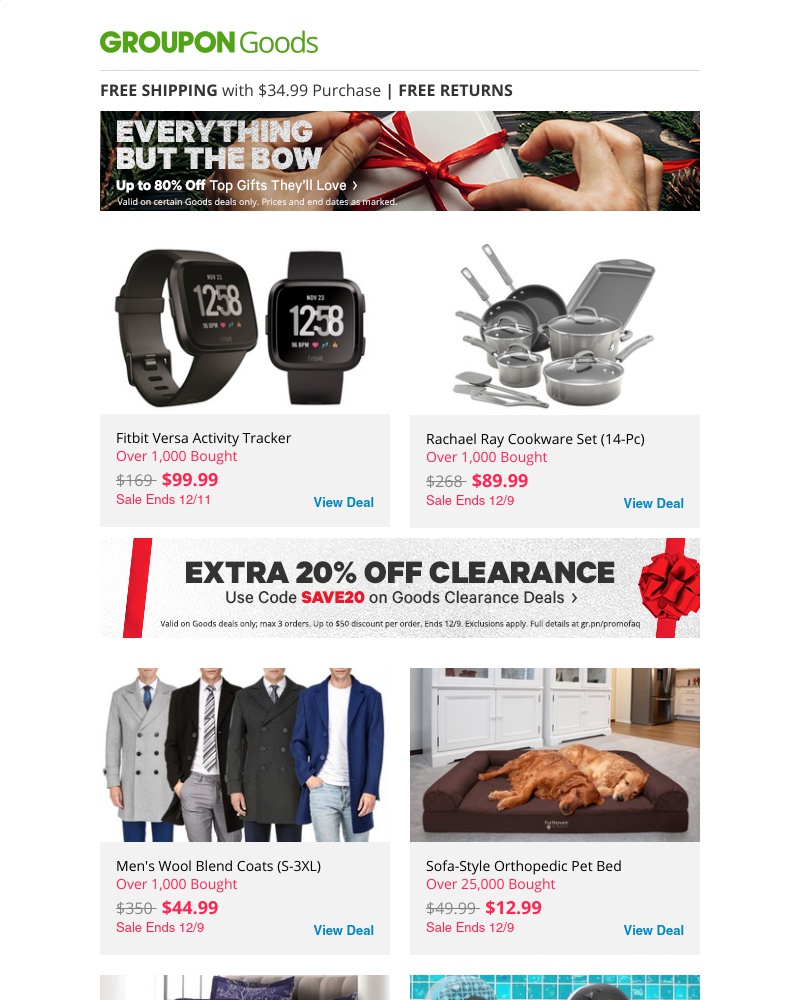 Screenshot of email with subject /media/emails/top-gifts-in-tech-home-apparel-more-extra-20-off-goods-clearance-with-code-save20_9XNvaTJ.jpg
