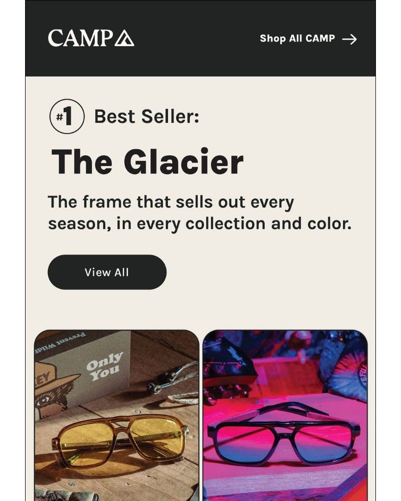 Screenshot of email sent to a Shwood and Stanley Newsletter subscriber