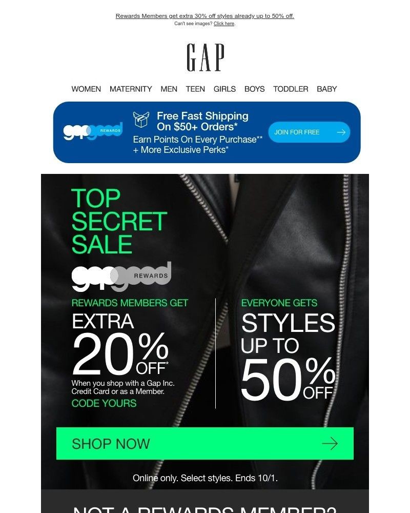 Screenshot of email with subject /media/emails/top-secret-sale-for-rewards-members-extra-30-off-is-inside-6a5f1c-cropped-882737ec.jpg