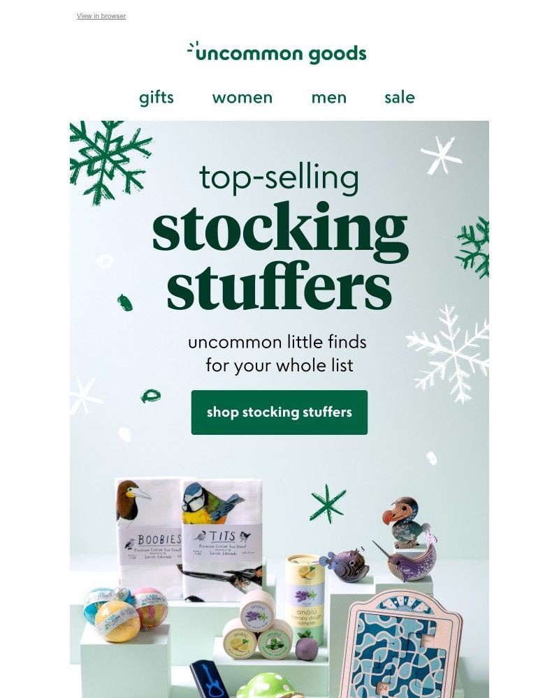 Screenshot of email with subject /media/emails/top-selling-stocking-stuffers-b5224e-cropped-0d52abdb.jpg