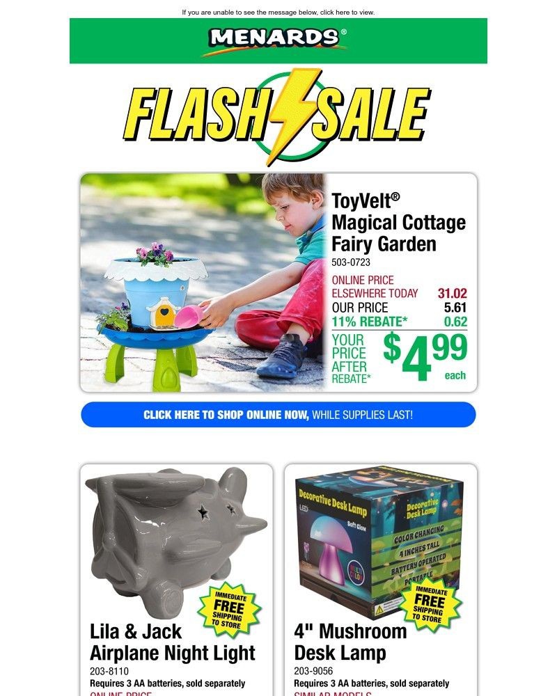Screenshot of email with subject /media/emails/toyvelt-fairy-garden-only-499-after-rebate-f3f9d0-cropped-9d16de87.jpg