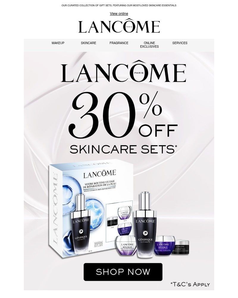 Screenshot of email with subject /media/emails/treat-your-skin-30-off-lancome-skincare-gift-sets-eb3f97-cropped-9180a33c.jpg