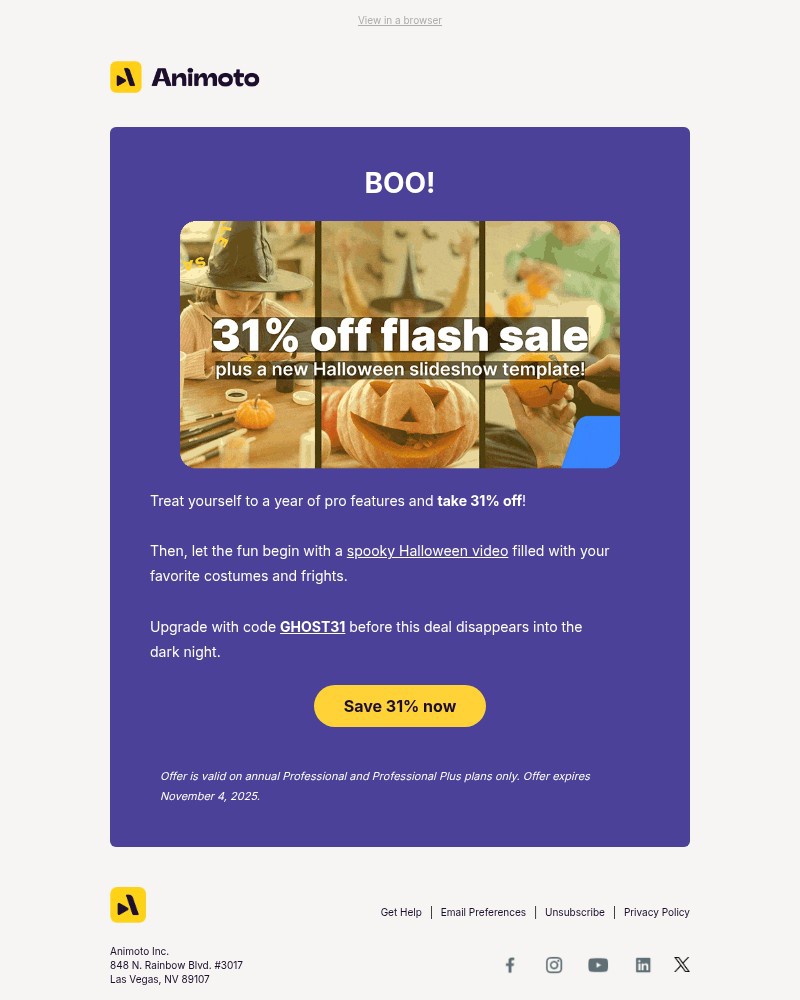 Screenshot of email with subject /media/emails/treat-yourself-31-off-halloween-sale-a149c3-cropped-245bafe2.jpg