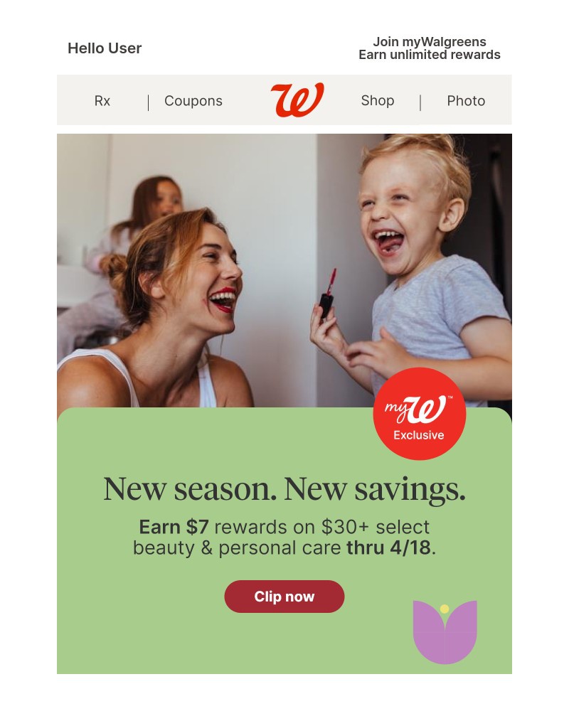 Screenshot of email with subject /media/emails/treat-yourself-this-spring-and-earn-7-w-cash-ed1696-cropped-8aac2b56.jpg