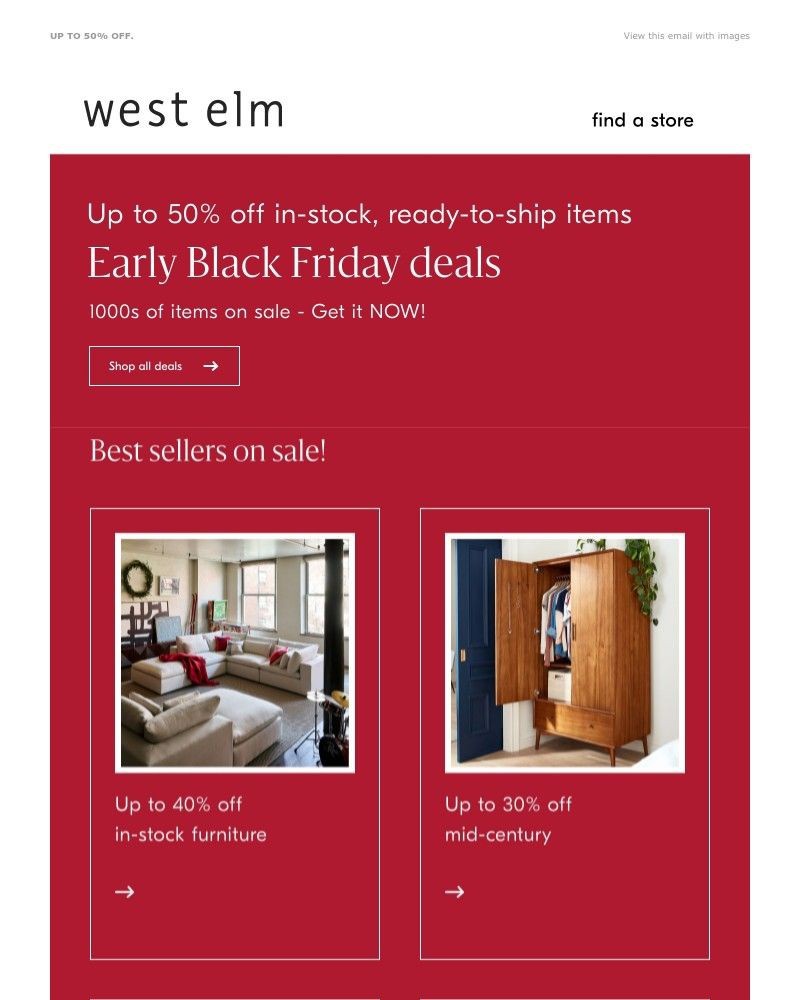 Screenshot of email with subject /media/emails/treat-yourself-to-our-early-black-friday-offers-6c394b-cropped-7d81090b.jpg