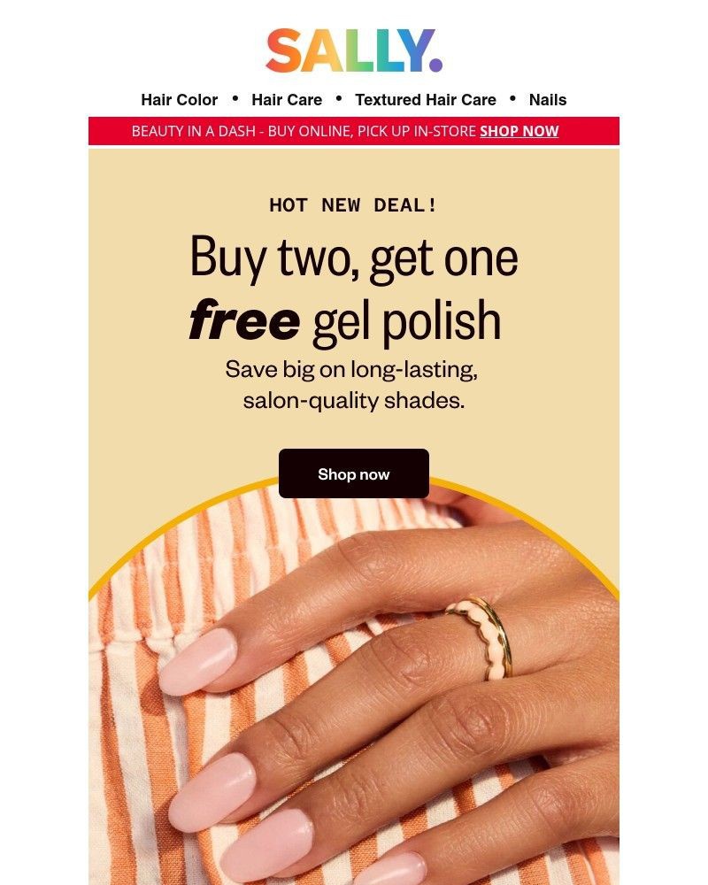 Screenshot of email with subject /media/emails/trending-now-b2g1-free-gel-polish-more-5d9bd6-cropped-1078c412.jpg