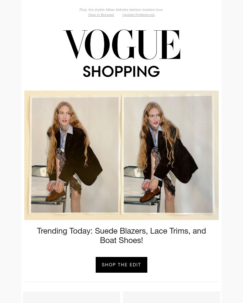 Screenshot of email with subject /media/emails/trending-today-suede-blazers-lace-trims-and-loafers-c7c08e-cropped-c84aaca6.jpg