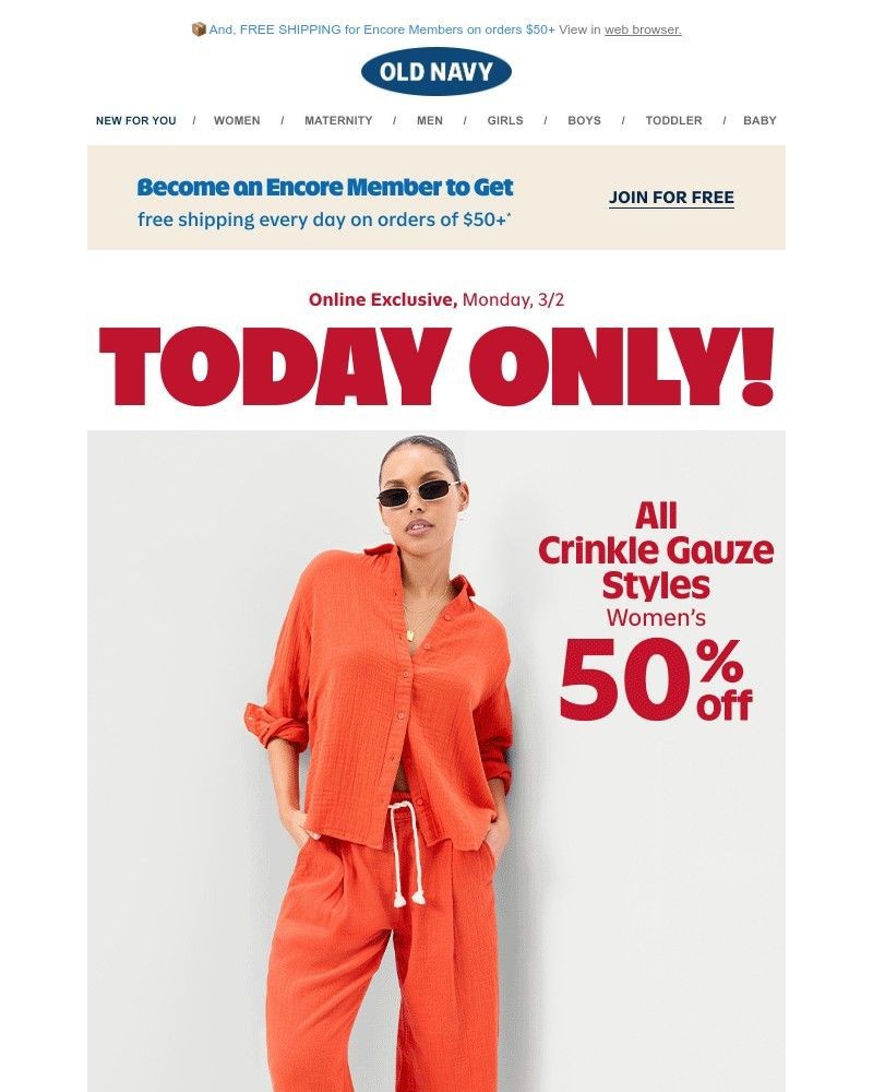 Screenshot of email with subject /media/emails/trends-on-sale-get-50-off-all-womens-crinkle-gauze-styles-6fec8c-cropped-74a340e3.jpg