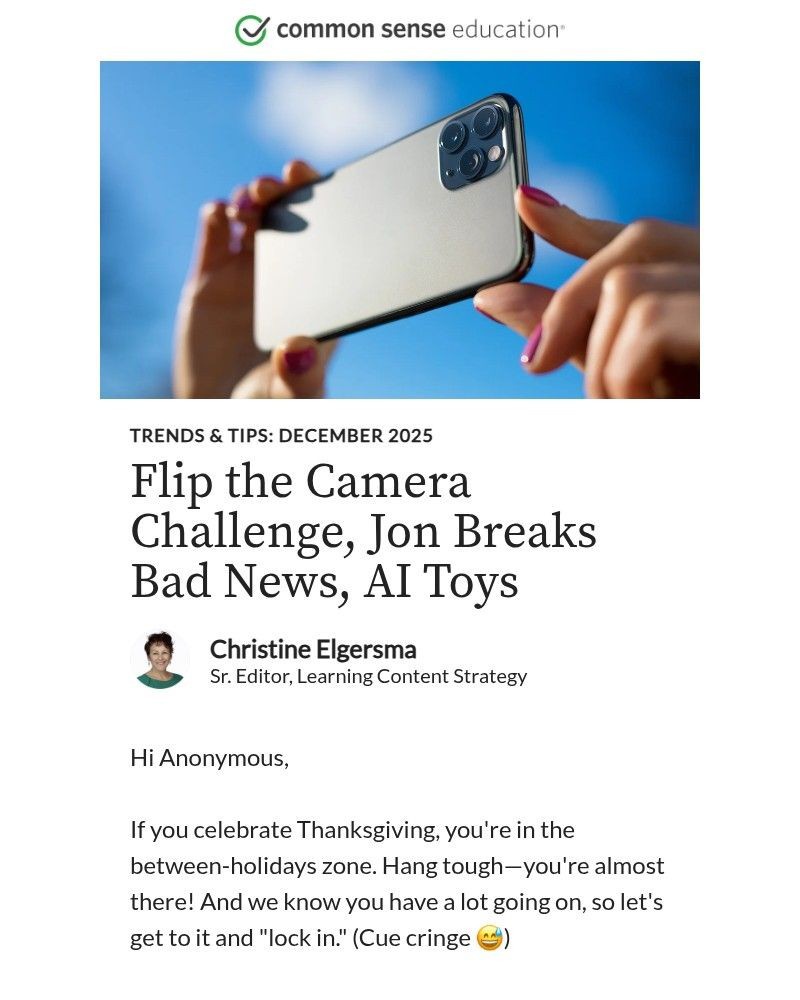 Screenshot of email with subject /media/emails/trends-tips-flip-the-camera-challenge-jon-breaks-bad-news-ai-toys-7b2fa4-cropped-529c0545.jpg