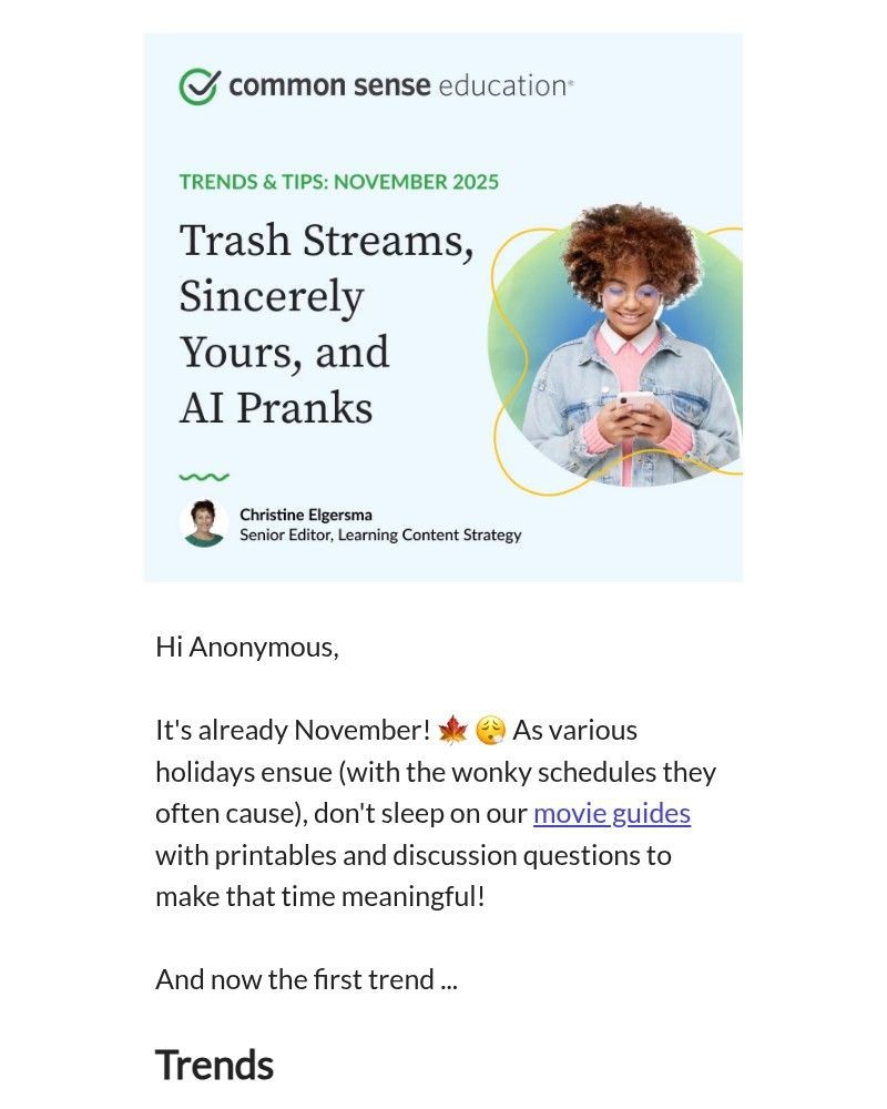 Screenshot of email with subject /media/emails/trends-tips-trash-streams-sincerely-yours-and-ai-pranks-050f02-cropped-39eb4753.jpg