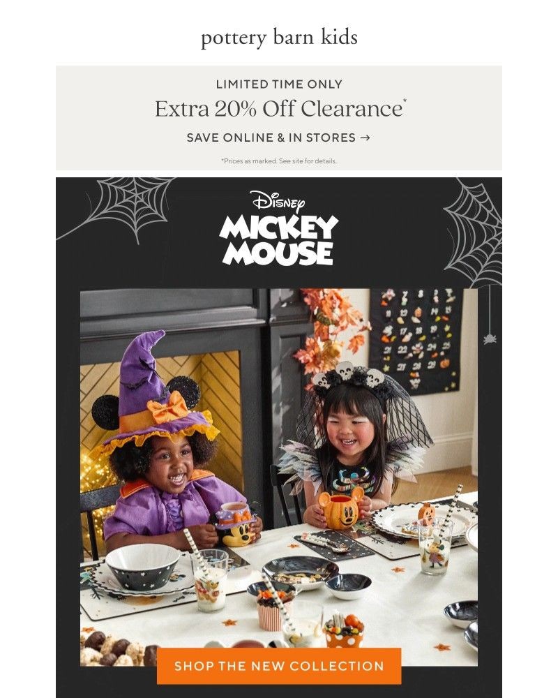 Screenshot of email with subject /media/emails/trick-or-treat-with-disney-mickey-mouse-extra-20-off-clearance-is-happening-now-3_8X0v35d.jpg