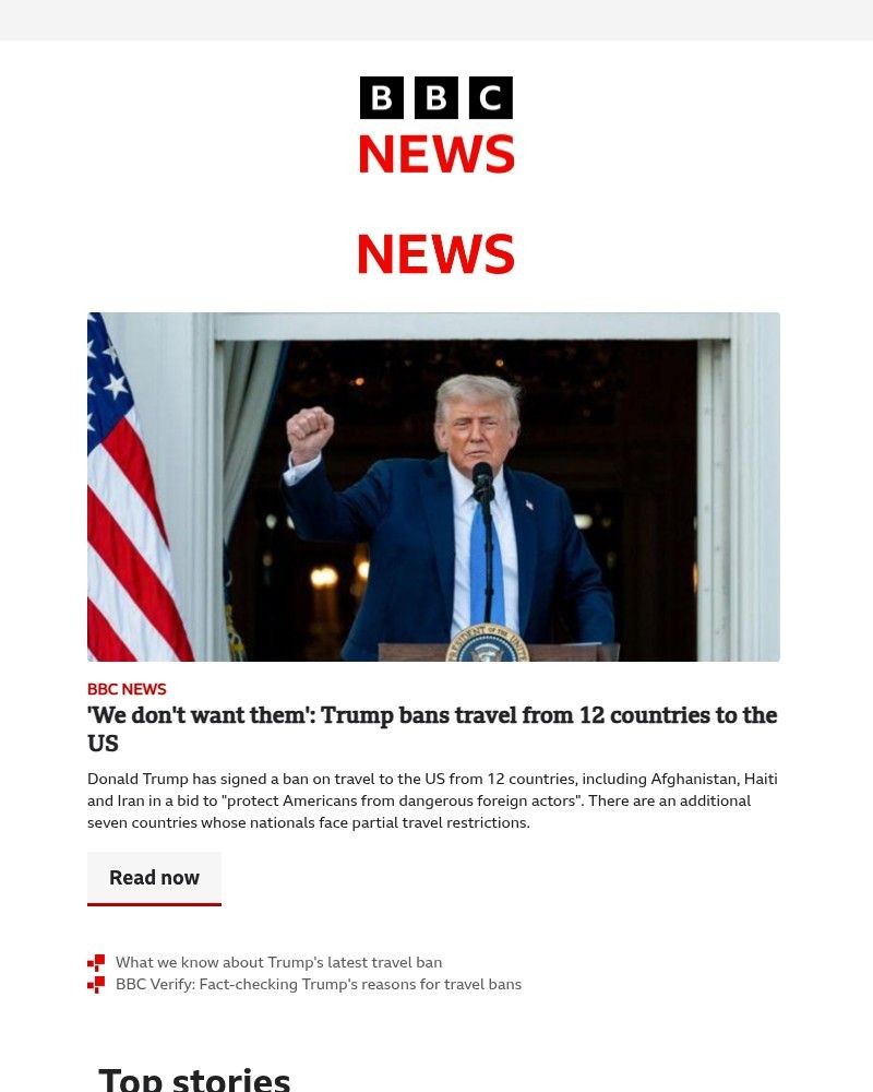 Screenshot of email with subject /media/emails/trump-bans-travel-from-12-countries-free-school-meals-to-be-extended-to-500000-mo_K9Z0DNi.jpg