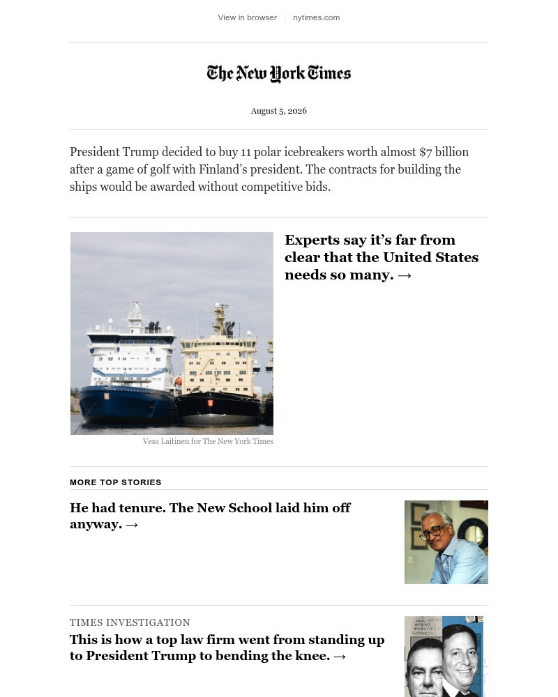Screenshot of email with subject /media/emails/trumps-deal-to-build-11-arctic-ships-led-to-billions-in-no-bid-contracts-f26c3c-c_94aEE88.jpg