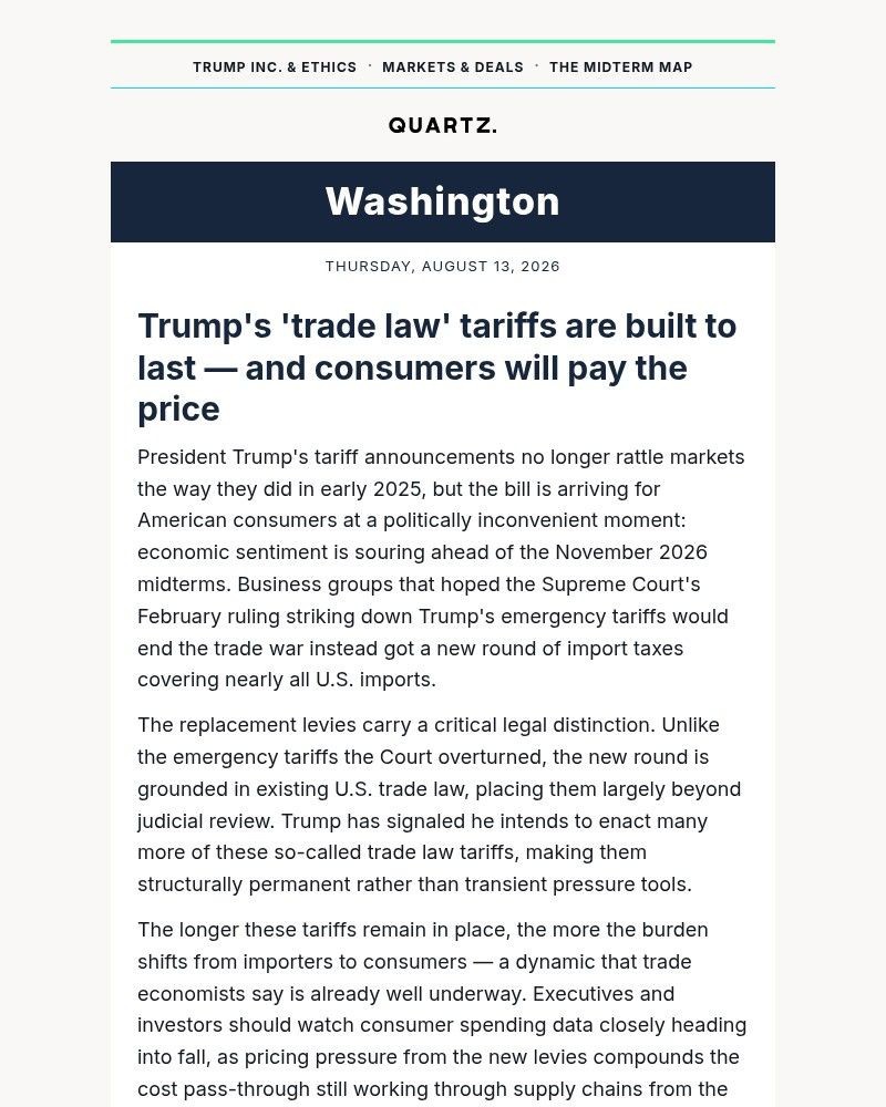 Screenshot of email with subject /media/emails/trumps-forever-tariffs-are-now-a-permanent-cost-28baac-cropped-0724fd1f.jpg