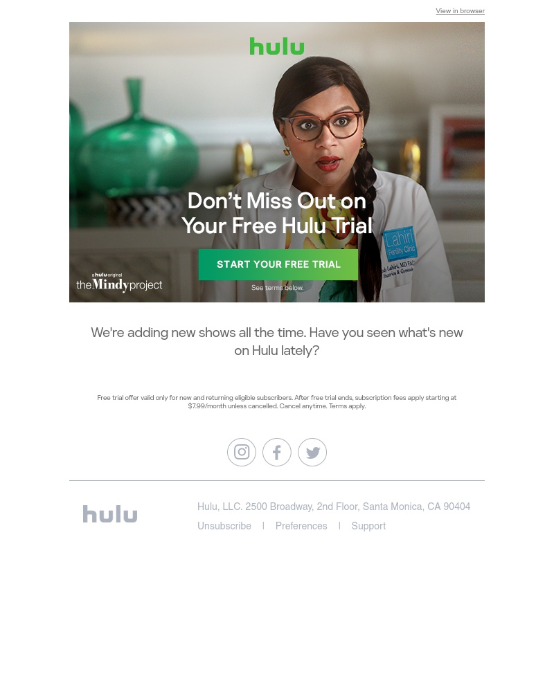 Screenshot of email with subject /media/emails/try-hulu-free-theres-still-time-cropped-aded9264.jpg