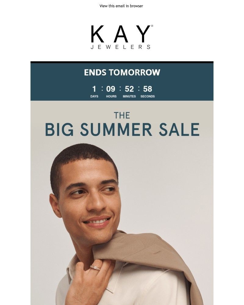 Screenshot of email sent to a Kay Newsletter subscriber