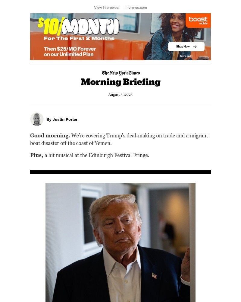 Screenshot of email with subject /media/emails/tuesday-briefing-trumps-tariff-leverage-d41a1e-cropped-2e30918d.jpg