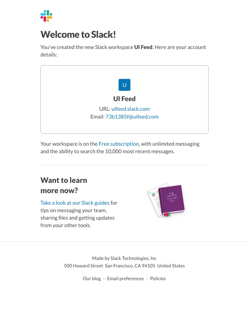 Screenshot of email with subject /media/emails/ui-feed-on-slack-new-account-details-cropped-963ead68.jpg