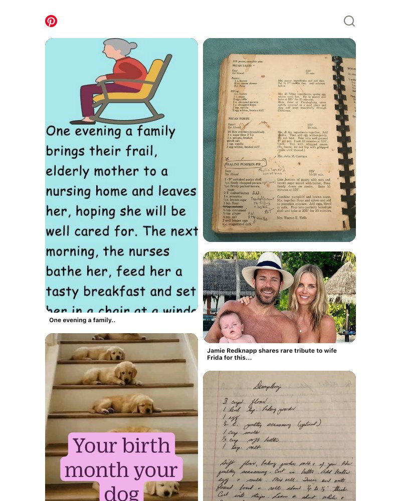 Screenshot of email sent to a Pinterest Registered user