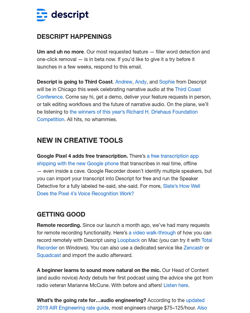 Screenshot of email with subject /media/emails/um-welcome-to-the-first-descript-weekly-newsletter-cropped-6c5a972d.jpg
