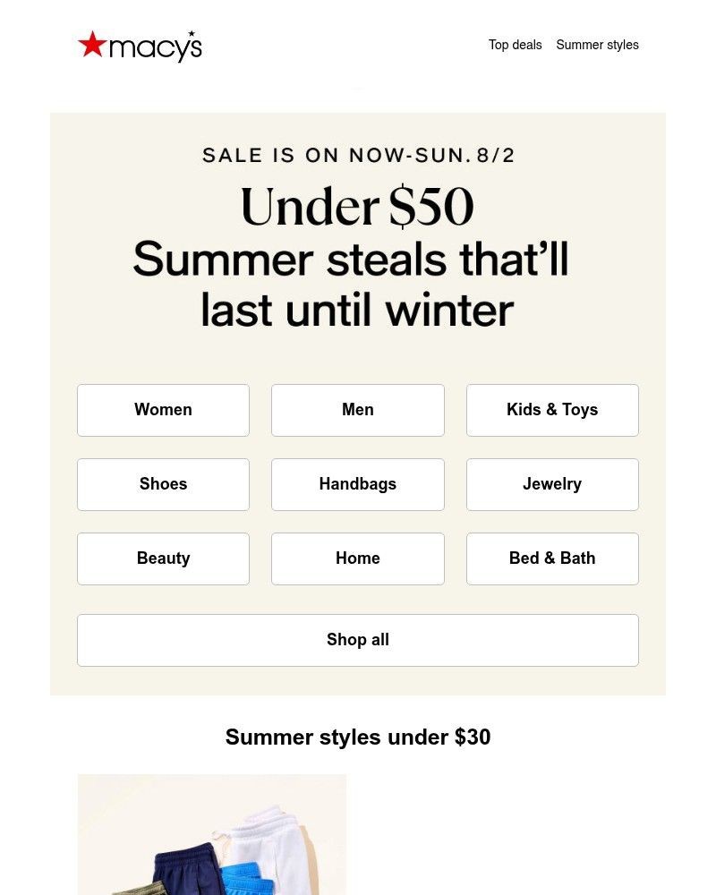 Screenshot of email with subject /media/emails/under-50-shorts-polos-t-shirts-more-for-him-her-31849e-cropped-1562ab90.jpg