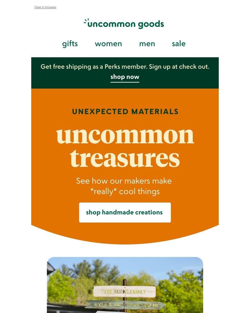 Screenshot of email with subject /media/emails/unexpected-materials-into-uncommon-treasures-d1d2a8-cropped-87c9a9dd.jpg
