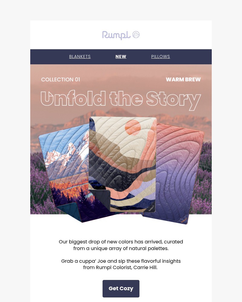 Screenshot of email with subject /media/emails/unfold-the-story-warm-brew-collection-6330b2-cropped-98a8acac.jpg