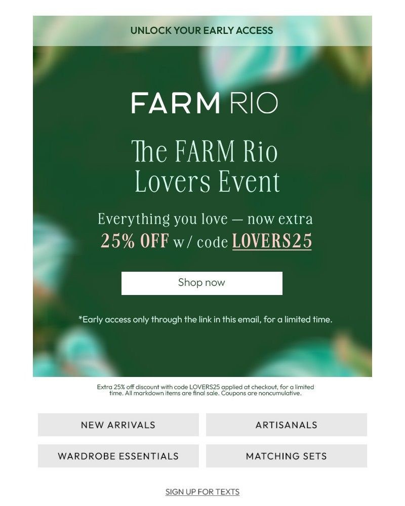 Screenshot of email with subject /media/emails/unlock-your-early-access-the-farm-rio-lovers-event-0ffb34-cropped-d6bf1031.jpg