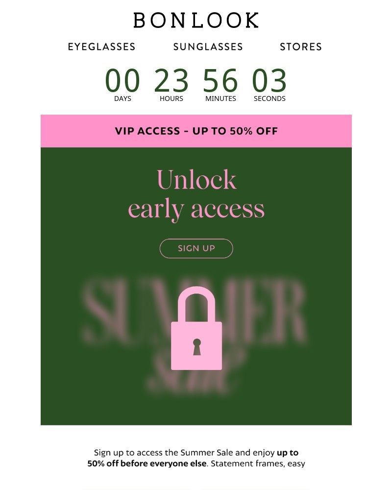 Screenshot of email with subject /media/emails/unlock-your-vip-access-to-our-summer-sale-f6158c-cropped-1d82e8cd.jpg