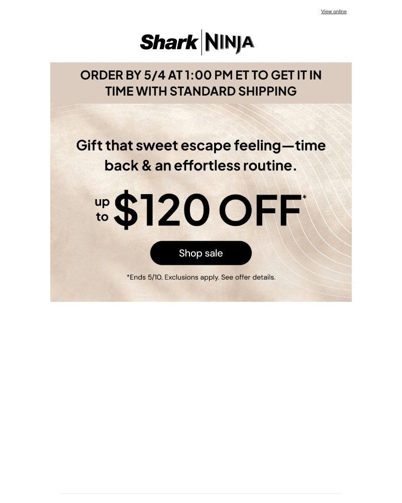 Screenshot of email sent to a Shark Newsletter subscriber