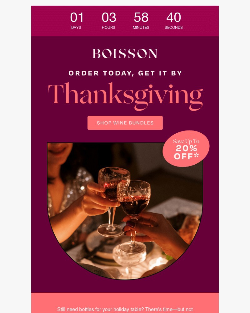 Screenshot of email with subject /media/emails/up-to-20-off-delivered-by-thanksgiving-165b84-cropped-cf0a4a62.jpg