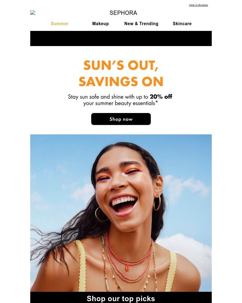 Screenshot of email with subject /media/emails/up-to-20-off-summer-favourites-yes-please-84d9cc-cropped-77c51872.jpg