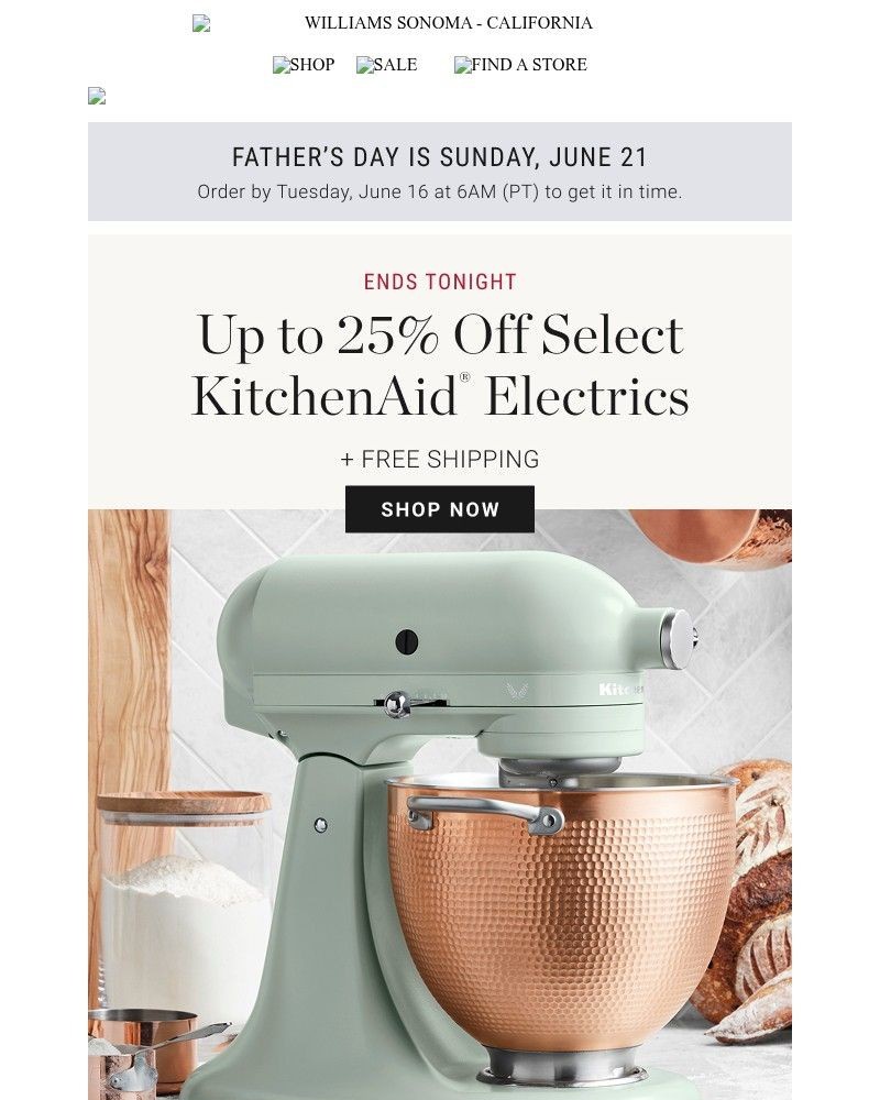 Screenshot of email with subject /media/emails/up-to-25-off-kitchenaid-electrics-free-shipping-9755db-cropped-e3776bb1.jpg