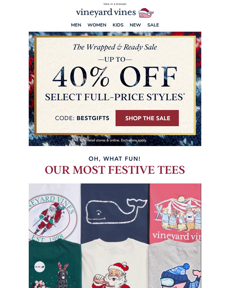 Screenshot of email with subject /media/emails/up-to-40-off-festive-tees-pjs-for-the-fam-6cd815-cropped-dbc84814.jpg
