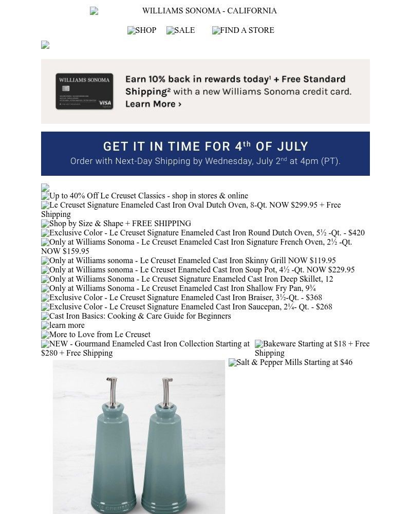 Screenshot of email with subject /media/emails/up-to-40-off-le-creuset-classics-24ffc2-cropped-eeafeae2.jpg