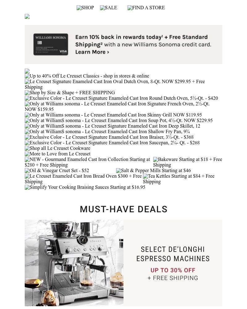 Screenshot of email with subject /media/emails/up-to-40-off-le-creuset-classics-free-shipping-bc0936-cropped-55d1b033.jpg