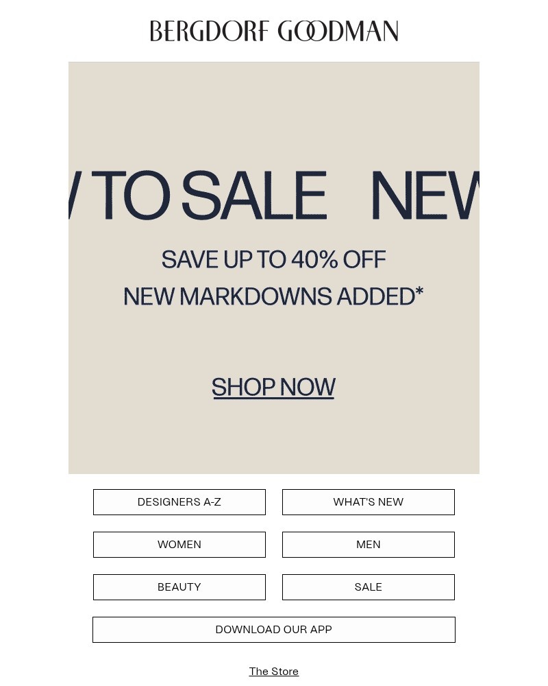Screenshot of email with subject /media/emails/up-to-40-off-new-to-sale-11c230-cropped-132e5c12.jpg