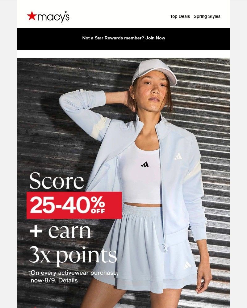 Screenshot of email sent to a Macy's Cart abandoner