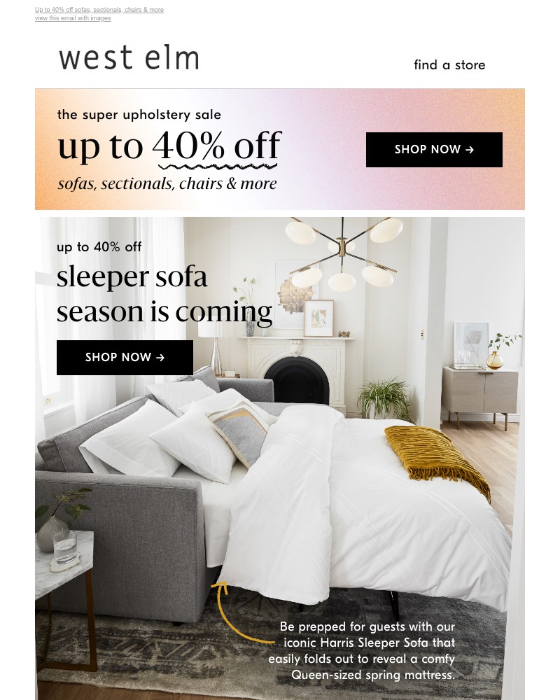 Screenshot of email with subject /media/emails/up-to-40-off-sleeper-sofas-9ebb98-cropped-175724de.jpg
