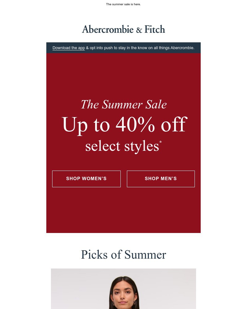Screenshot of email with subject /media/emails/up-to-40-off-starts-now-43a9ac-cropped-01023af4.jpg