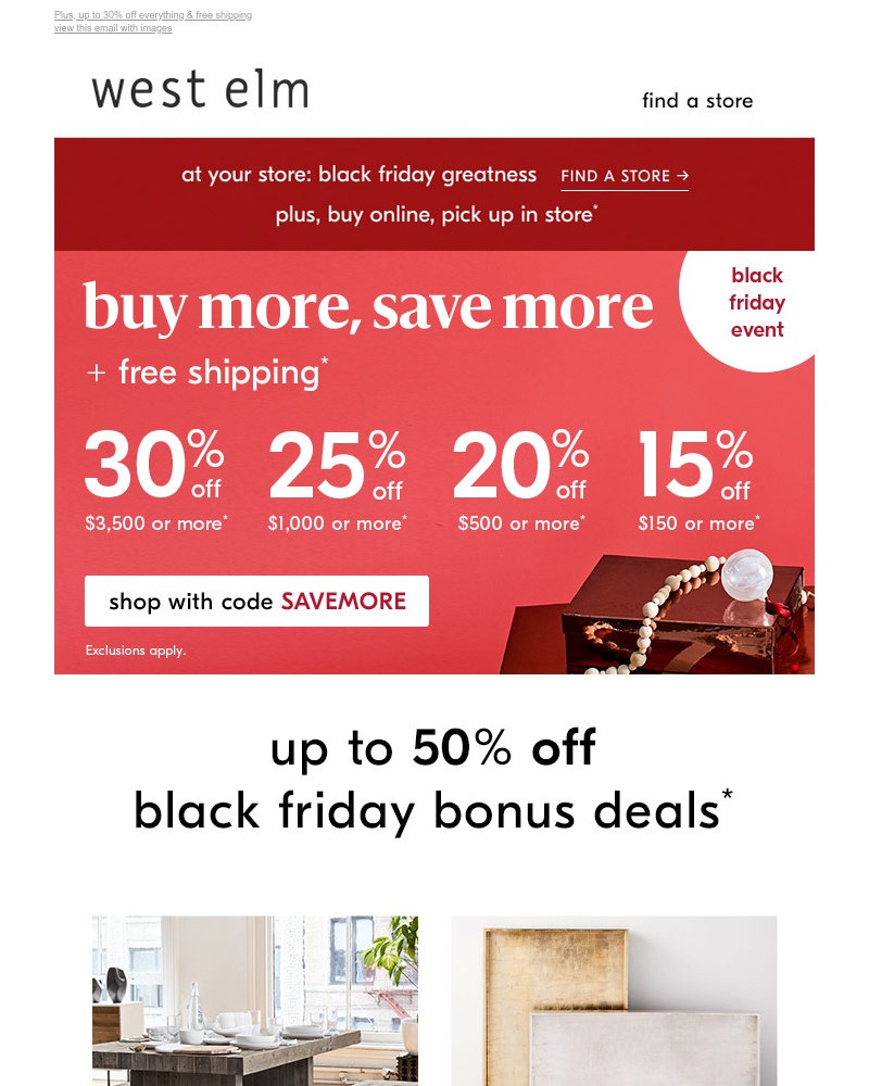 Screenshot of email with subject /media/emails/up-to-50-off-bonus-deals-1-cropped-c5de496d.jpg