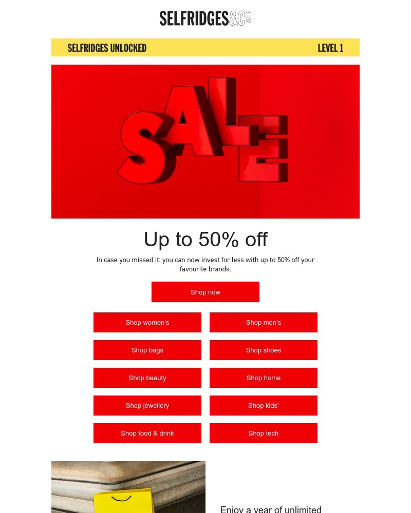 Screenshot of email with subject /media/emails/up-to-50-off-continues-e7c127-cropped-39f4c7a1.jpg
