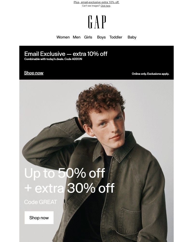 Screenshot of email with subject /media/emails/up-to-50-off-deals-extra-30-ends-soon-5d7a7b-cropped-89614327.jpg