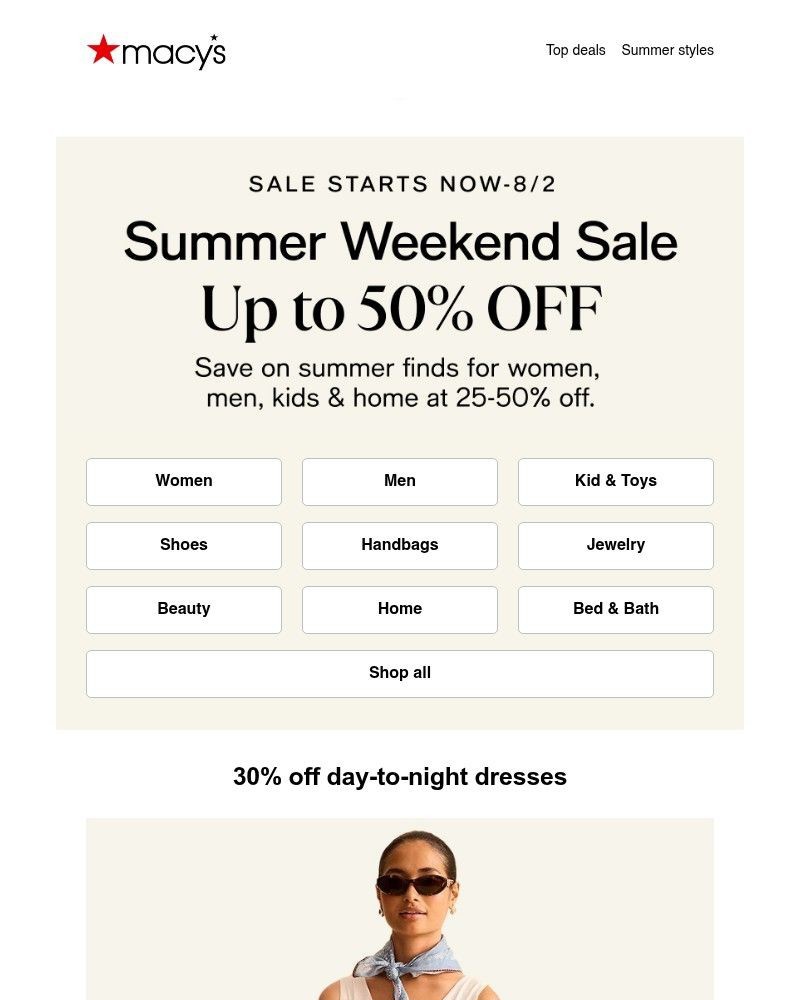 Screenshot of email with subject /media/emails/up-to-50-off-dresses-shorts-more-summer-finds-8b6cd1-cropped-54633ada.jpg