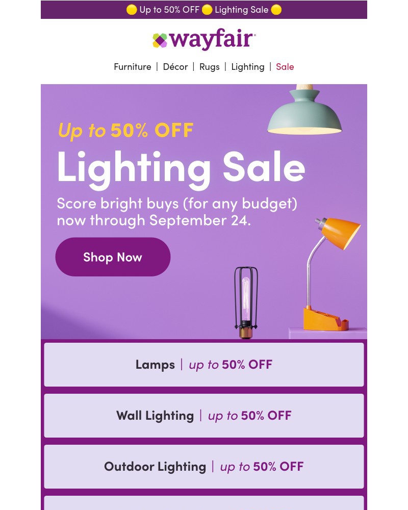 Screenshot of email with subject /media/emails/up-to-50-off-lighting-sale-caf053-cropped-055309b3.jpg