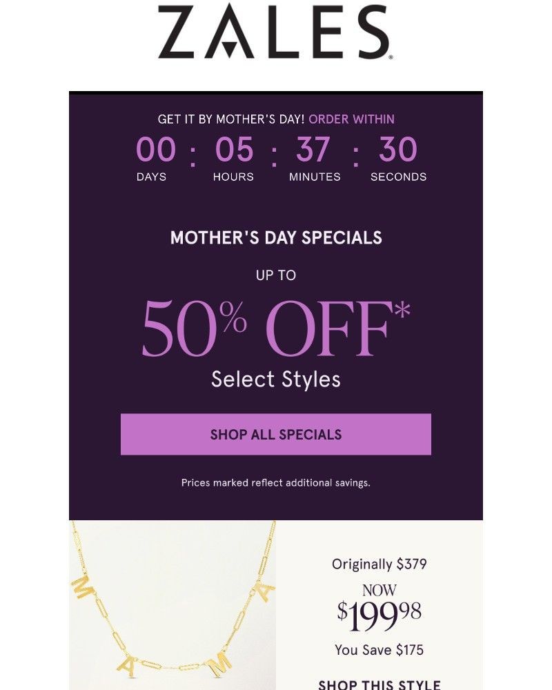 Screenshot of email with subject /media/emails/up-to-50-off-select-styles-mothers-day-specials-434131-cropped-228651cc.jpg