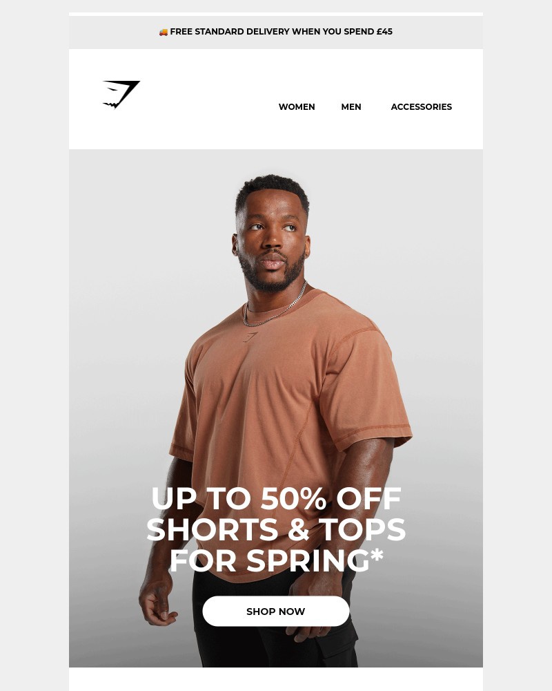 Screenshot of email with subject /media/emails/up-to-50-off-shorts-tops-for-spring-783f8b-cropped-c549f396.jpg