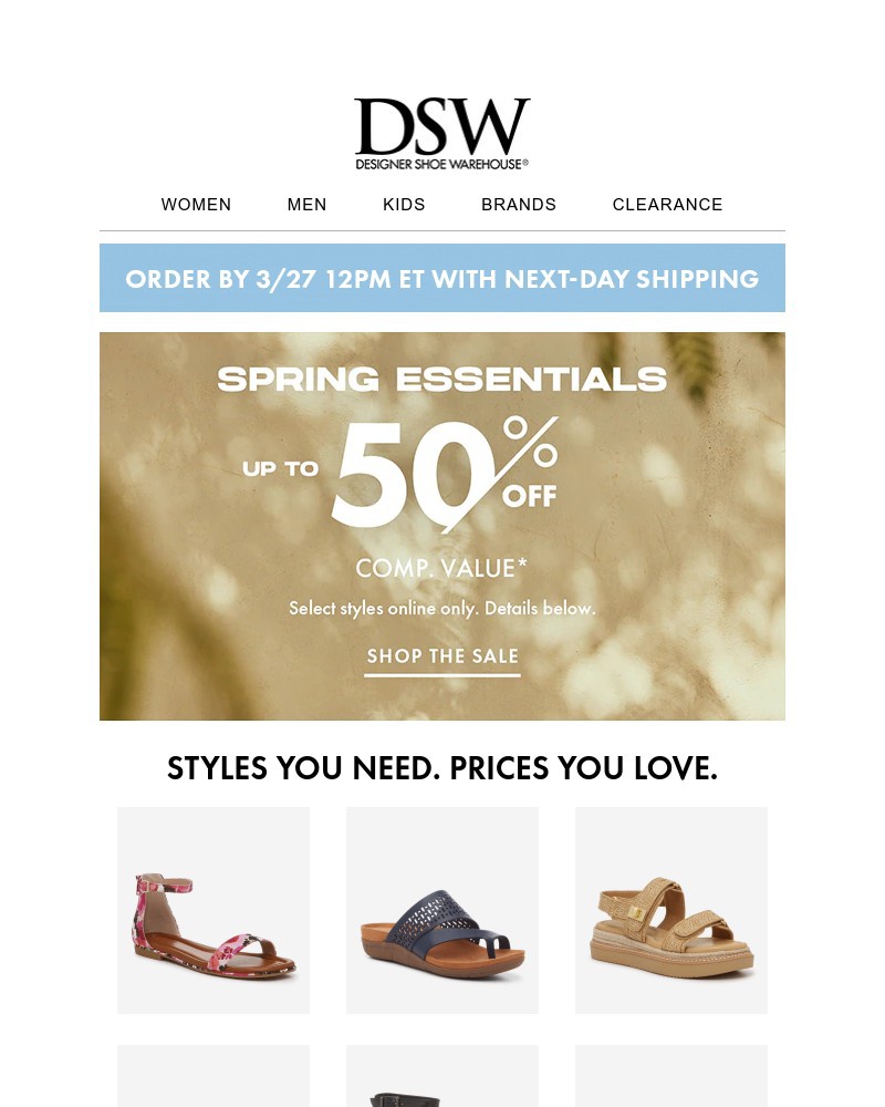 Screenshot of email with subject /media/emails/up-to-50-off-spring-essentials-86dd52-cropped-320a480b.jpg