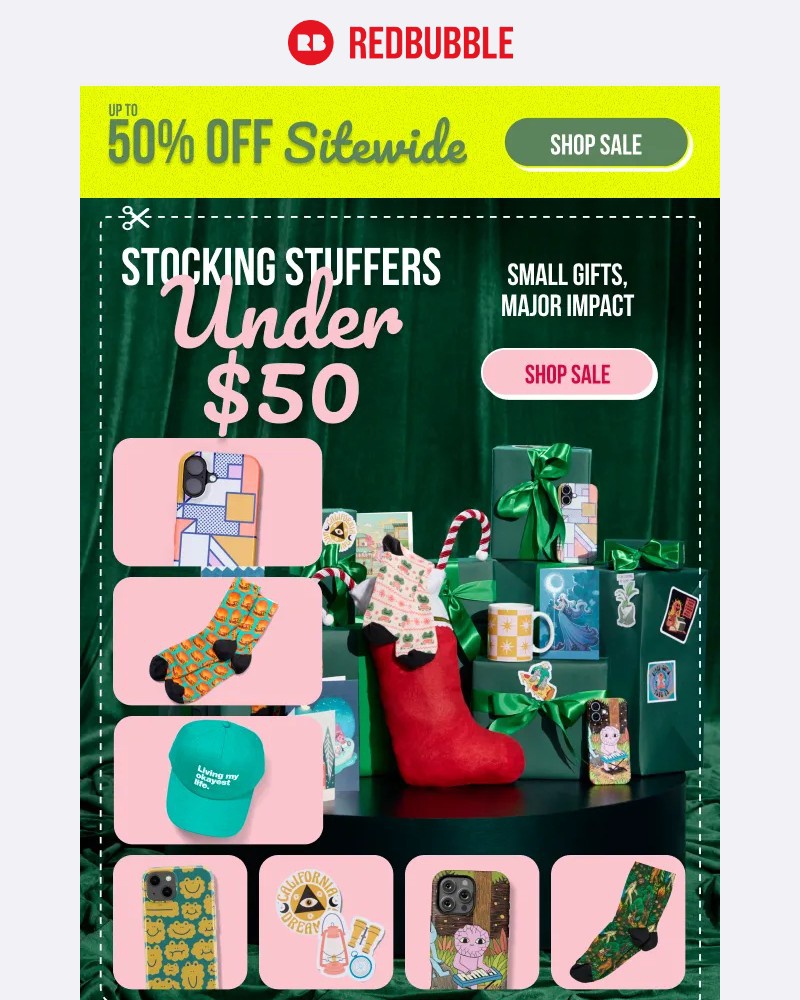 Screenshot of email with subject /media/emails/up-to-50-off-stocking-stuffers-phone-cases-mugs-socks-9d3847-cropped-da03503b.jpg