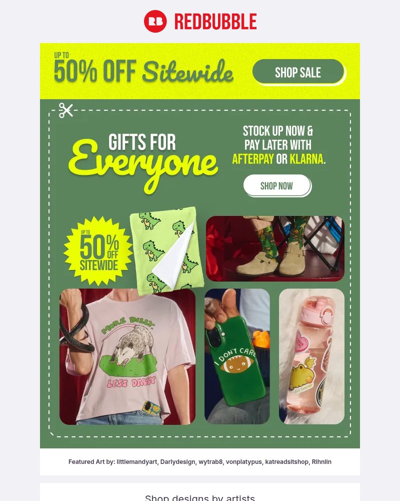 Screenshot of email with subject /media/emails/up-to-50-off-tees-mugs-everything-1381e1-cropped-7b6526fa.jpg